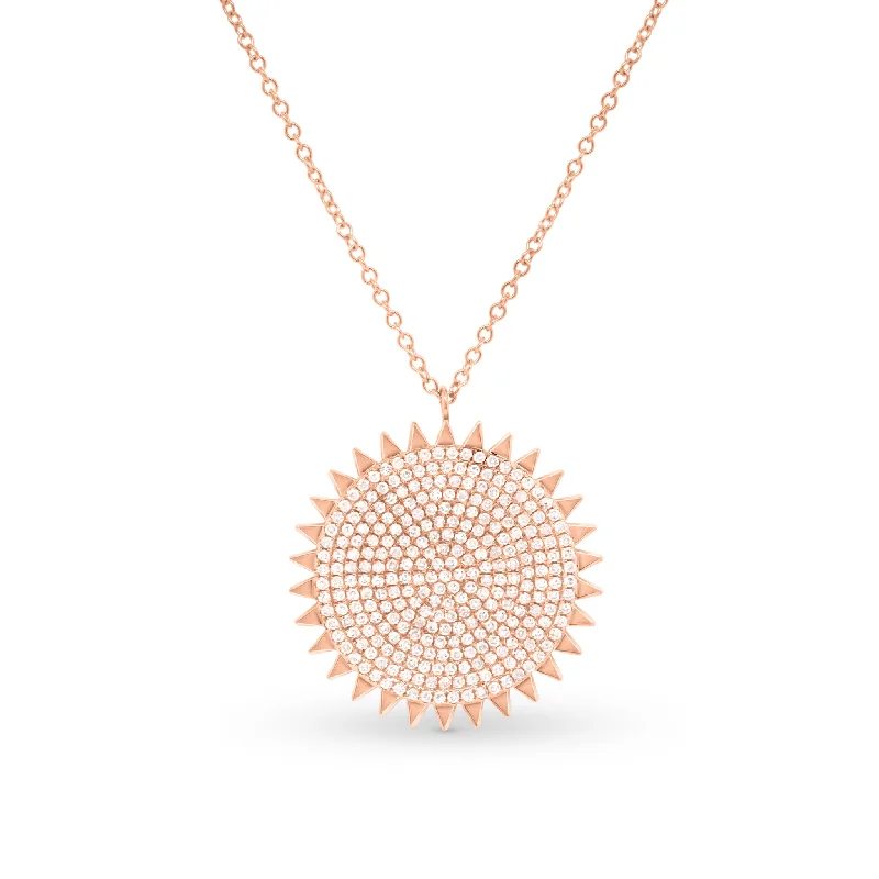 butterfly pendant necklace delicate Diamond Sun Disc Pendant