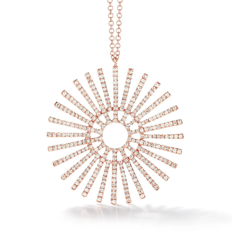 custom nameplate bracelet silver Diamond Full Sunburst Pendant Necklace
