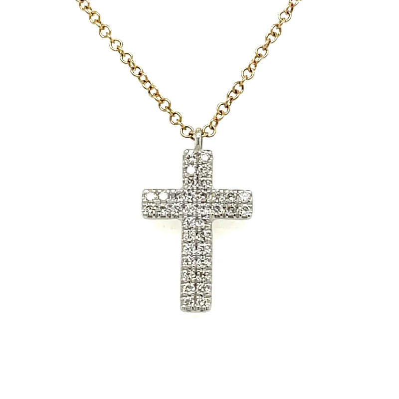 pearl and silver bracelet DIAMOND CROSS NECKLACE