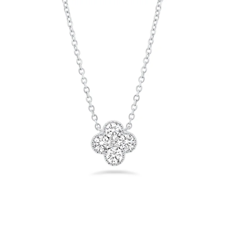 handmade gold nugget ring Diamond Flower Pendant