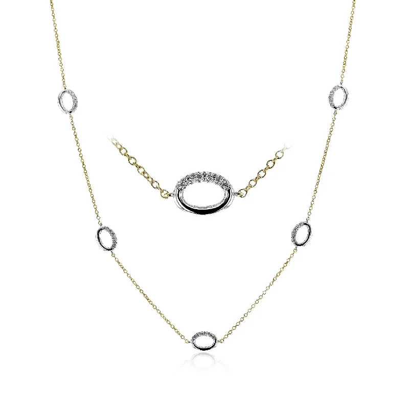 personalized engraved signet ring Necklace in 18k Gold with Diamonds