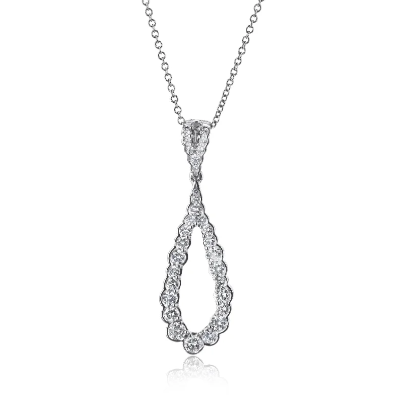 evil eye protection bracelet Harmonie Pendant Necklace in 18k Gold with Diamonds