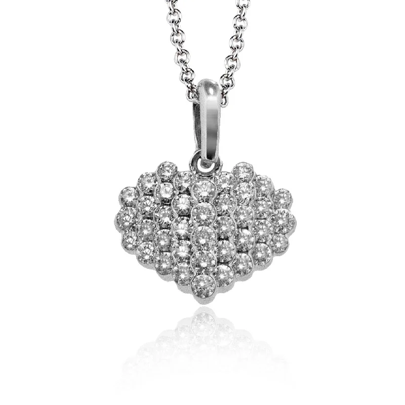 infinity couple’s ring matching set Heart Pendant Necklace in 18k Gold with Diamonds infinity couple’s ring matching set Heart Pendant Necklace in 18k Gold with Diamonds
