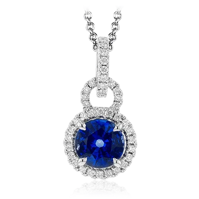 real turquoise drop earrings Sapphire Pendant Necklace in 18k Gold with Diamonds