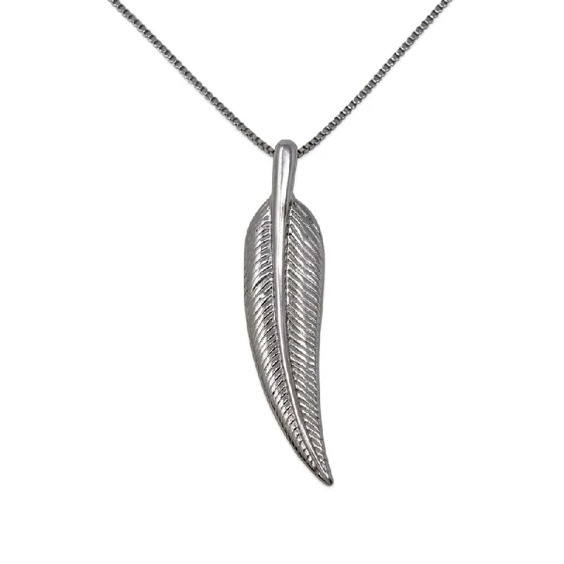 ruby and diamond engagement ring Stainless Steel Leaf Pendant Long Neck