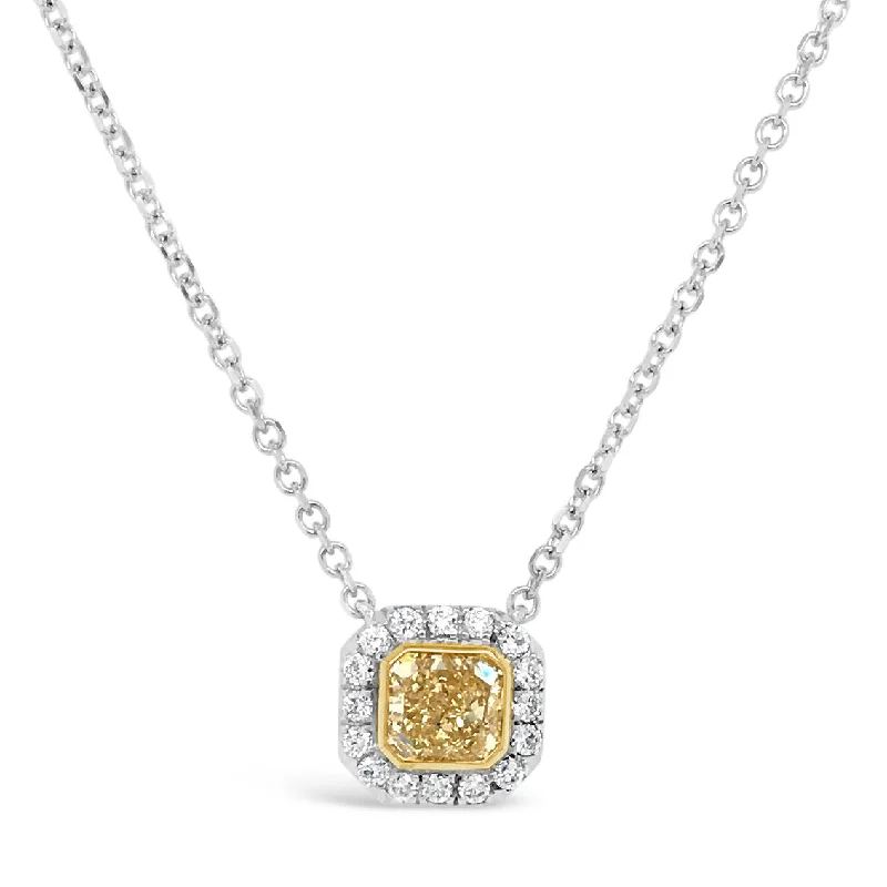 classic pearl choker necklace Yellow Diamond Pendant Necklace