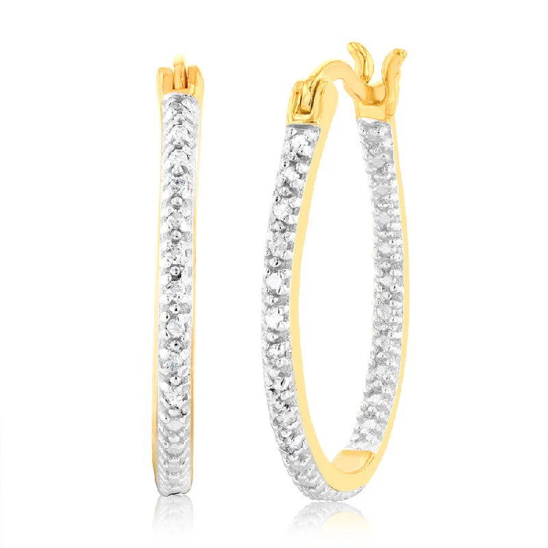 dainty butterfly pendant necklace 1/10 Carat Diamond Hoop Earrings in Gold Plated Silver dainty butterfly pendant necklace 1/10 Carat Diamond Hoop Earrings in Gold Plated Silver