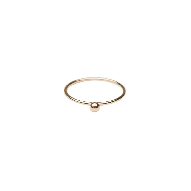 handmade coin pendant necklace Gold Dot Ring