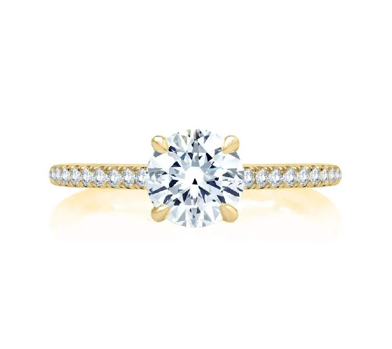 dainty beaded stretch bracelet 14k Yellow Gold Diamond Band and Hidden Halo Engagement Ring Mounting