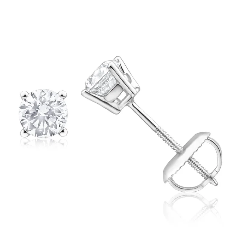 bold statement ring chunky 18ct White Gold Stud Earrings With 0.75 Carats Of Diamonds bold statement ring chunky 18ct White Gold Stud Earrings With 0.75 Carats Of Diamonds