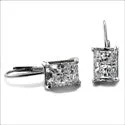 small diamond cross pendant 2 Ct Radiant Lever Back Cubic Zirconia CZ Earrings