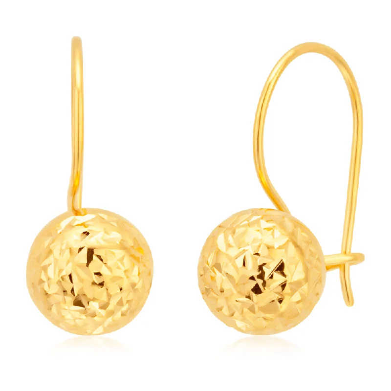 personalized family tree necklace 9ct Yellow Gold 7mm Diamond Cut Euroball Earrings personalized family tree necklace 9ct Yellow Gold 7mm Diamond Cut Euroball Earrings
