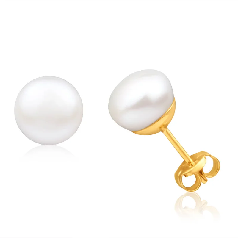 colorful gemstone engagement ring 9ct Yellow Gold 8mm White Freshwater Pearl Stud Earrings colorful gemstone engagement ring 9ct Yellow Gold 8mm White Freshwater Pearl Stud Earrings