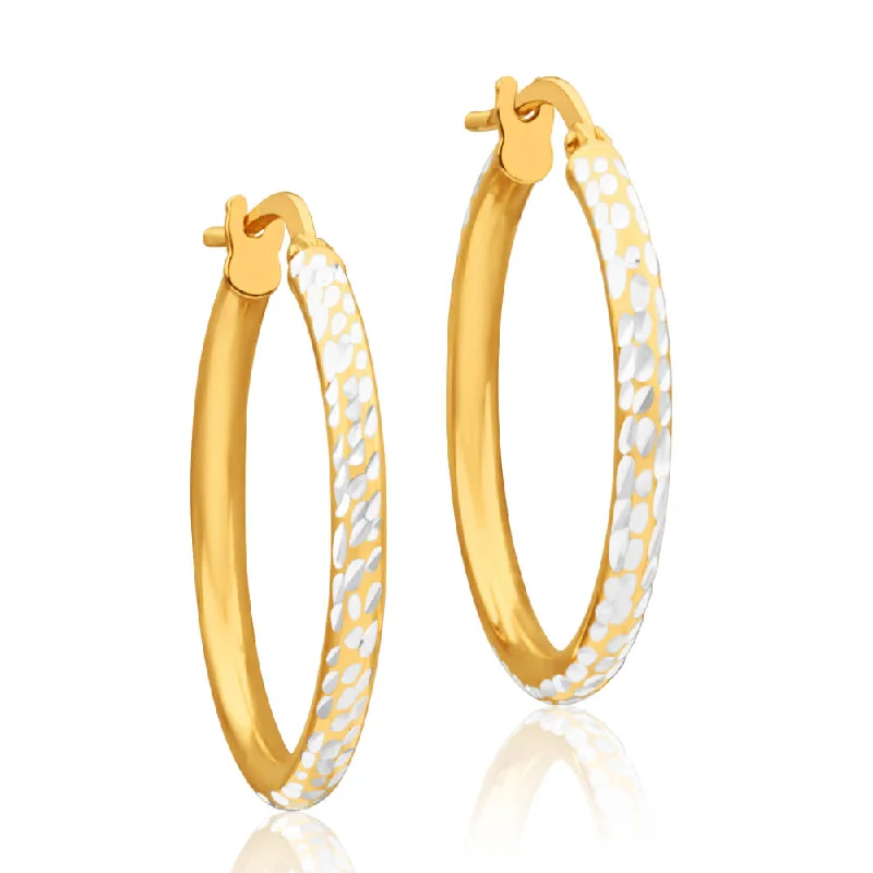 personalized hand-stamped bar ring 9ct Yellow Gold Silver Filled 20mm Hoop Earrings with diamond cut feature personalized hand-stamped bar ring 9ct Yellow Gold Silver Filled 20mm Hoop Earrings with diamond cut feature