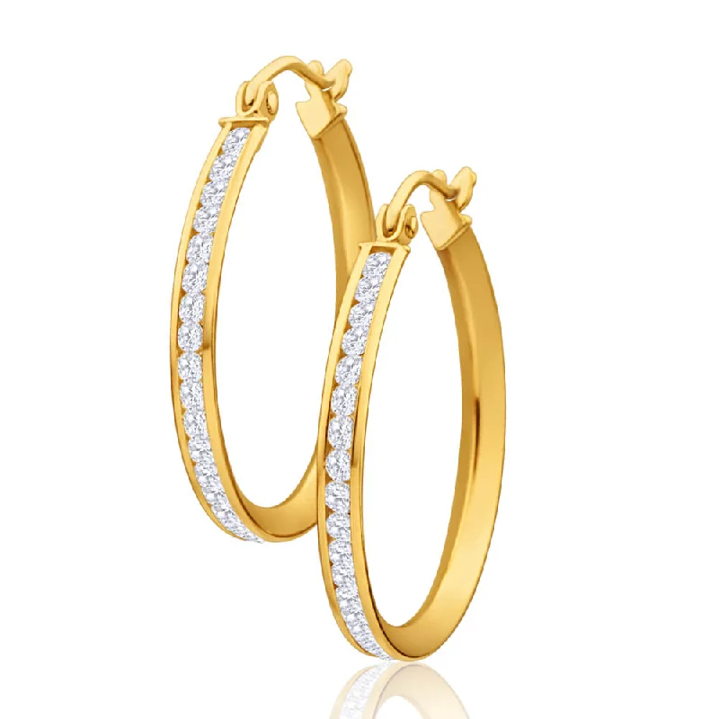men’s woven leather bracelet 9ct Yellow Gold Silver Filled Cubic Zirconia 23mm Hoop Earrings men’s woven leather bracelet 9ct Yellow Gold Silver Filled Cubic Zirconia 23mm Hoop Earrings