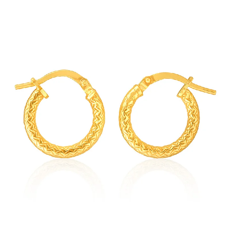 emerald-cut aquamarine necklace 9ct Yellow Gold Silver Filled Diamond Cut 10mm Hoop Earrings emerald-cut aquamarine necklace 9ct Yellow Gold Silver Filled Diamond Cut 10mm Hoop Earrings