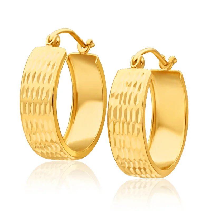 vintage rose gold engagement ring 9ct Yellow Gold Silver Filled Groove Hoop Earrings vintage rose gold engagement ring 9ct Yellow Gold Silver Filled Groove Hoop Earrings