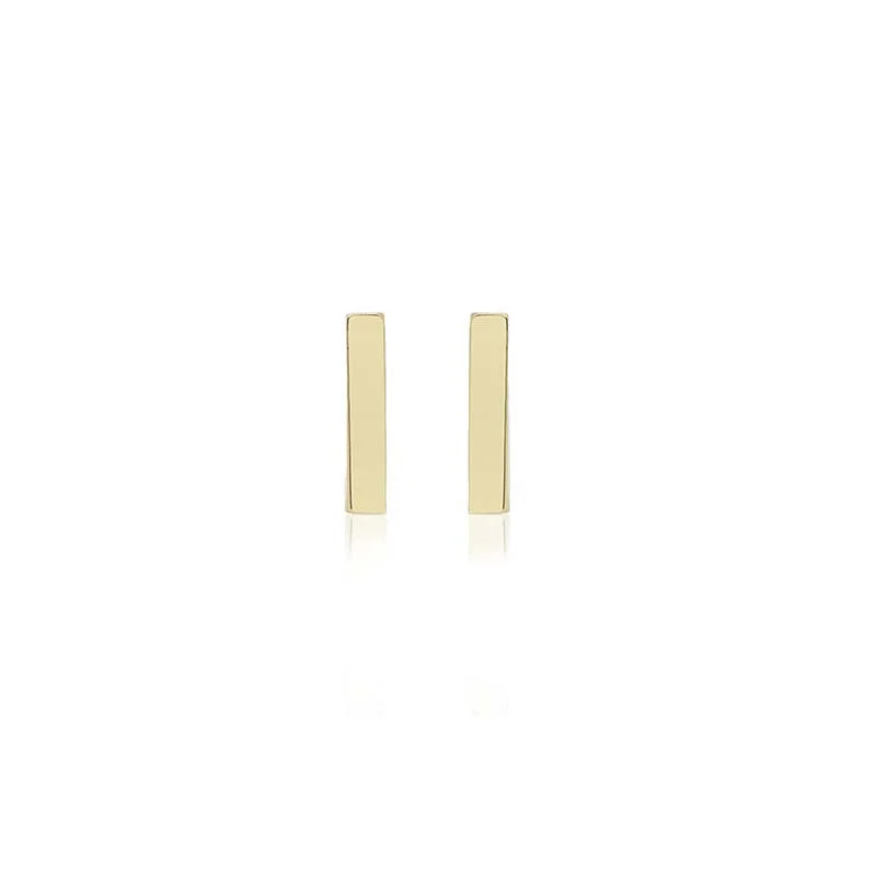 black stainless steel signet ring Bar Studs