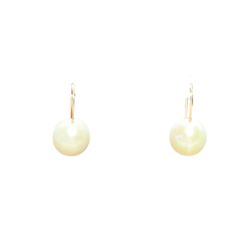 handmade leather pendant necklace Classic Pearl Earring Drops