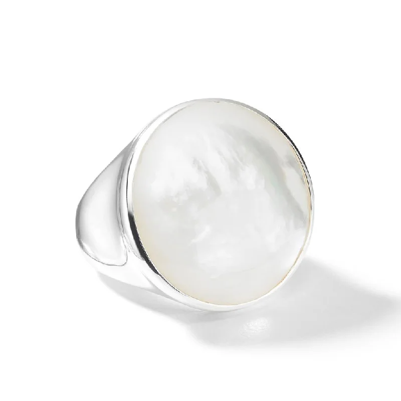 handmade beaded stretch bracelet Ippolita Sterling Silver Rock Candy Luce Sculpted Mother-of-Pearl Cabochon Ring handmade beaded stretch bracelet Ippolita Sterling Silver Rock Candy Luce Sculpted Mother-of-Pearl Cabochon Ring