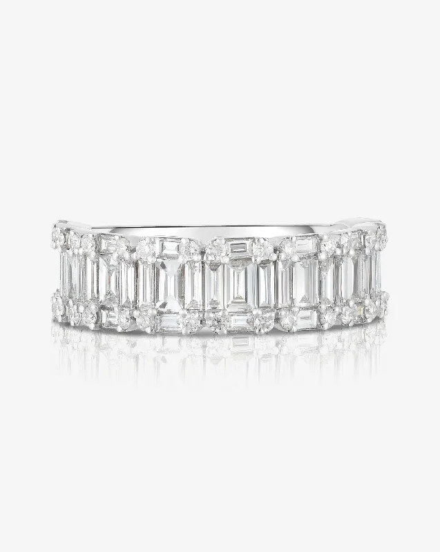 customized infinity bracelet Emerald Illusion Eternity Ring