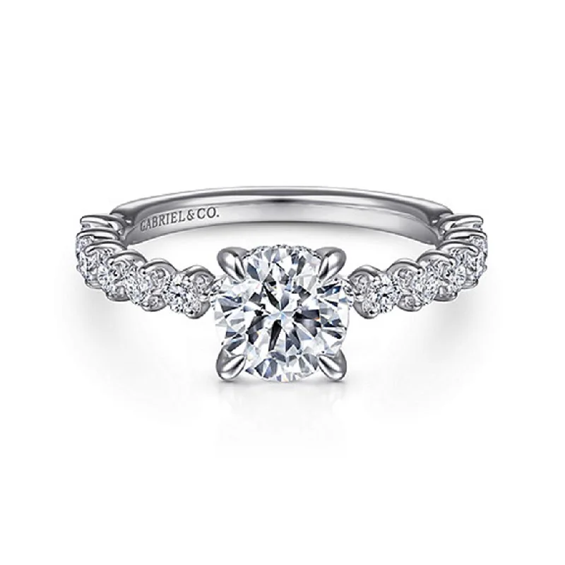 celestial moon and star bracelet Gabriel & Co. Zelmira - 14K White Gold Round Diamond Engagement Ring celestial moon and star bracelet Gabriel & Co. Zelmira - 14K White Gold Round Diamond Engagement Ring