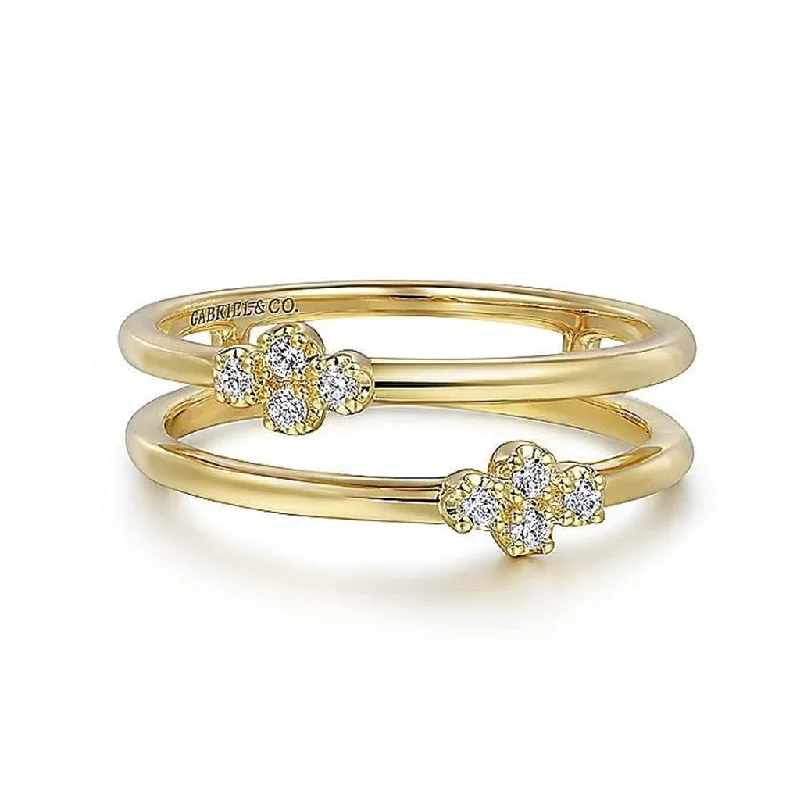 classic cubic zirconia pendant Gabriel & Co. 14K Yellow Gold Diamond Easy Stackable Ring classic cubic zirconia pendant Gabriel & Co. 14K Yellow Gold Diamond Easy Stackable Ring