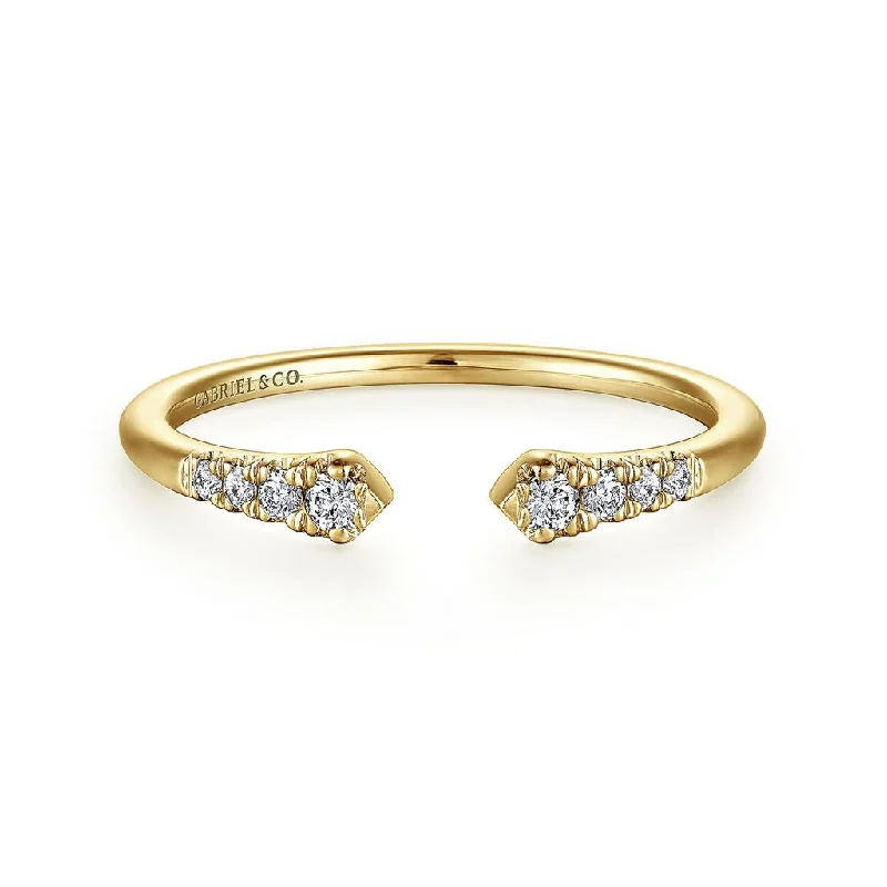 vintage art deco bracelet Gabriel & Co. 14k Yellow Gold Open Diamond Stackable Ring vintage art deco bracelet Gabriel & Co. 14k Yellow Gold Open Diamond Stackable Ring