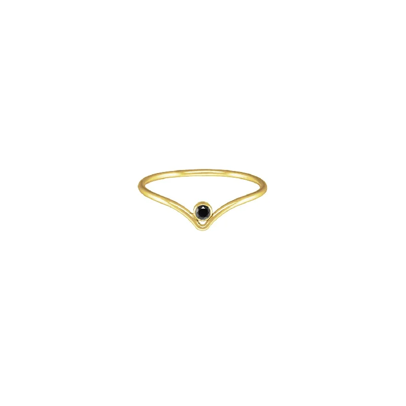 custom engraved infinity necklace Gold Black Crystal Chevron Stacker