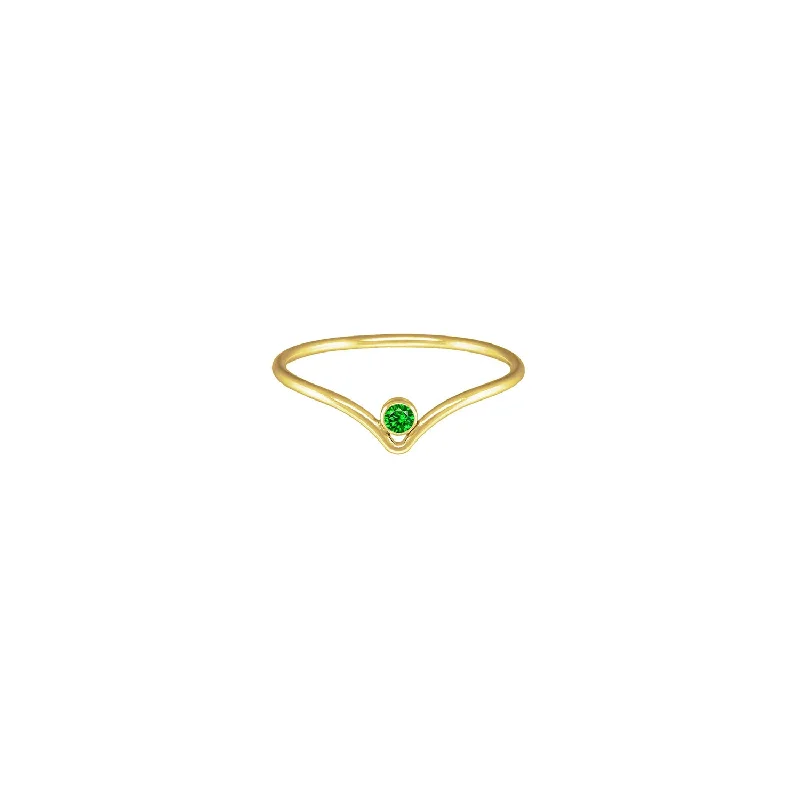 vintage lock and key necklace Gold Emerald Chevron Stacker
