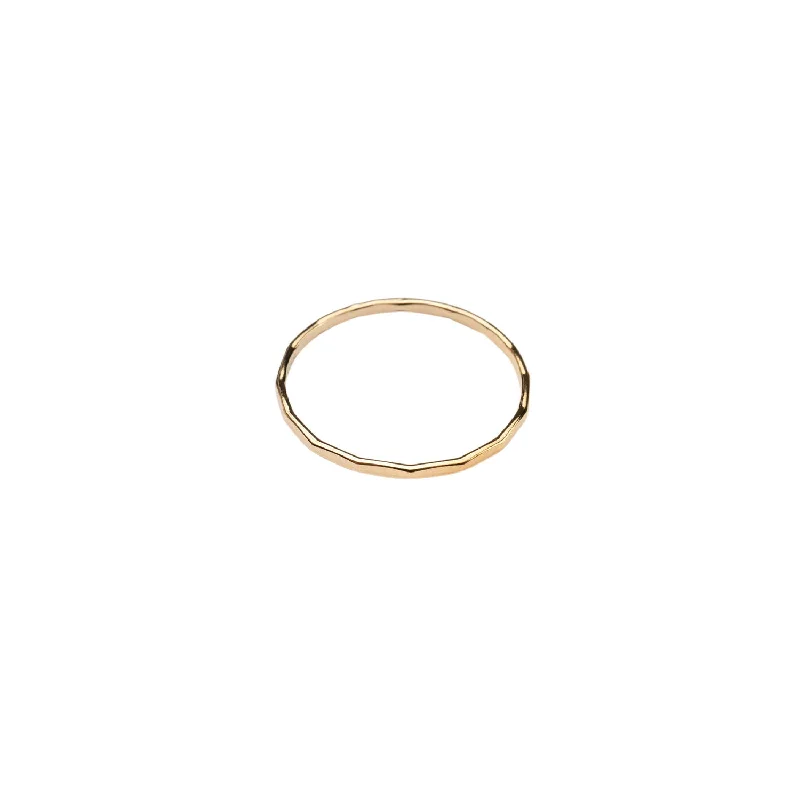 celestial zodiac sign necklace Gold Textured Stackable Ring