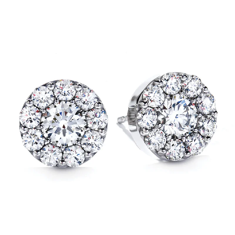 celestial astrology sign ring Hearts On Fire Round Solitaire/Stud Diamond Earrings in 18K White Gold (.50ctw)