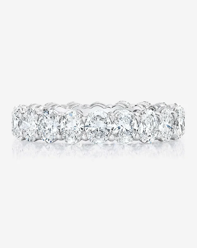 minimalist black diamond studs Lab Grown Oval Diamond Eternity Band