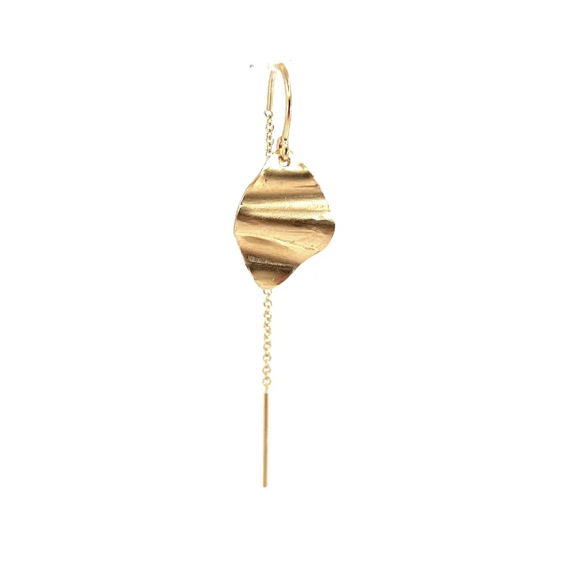 silver arrow pendant necklace Chara 14K Goldfilled Earring