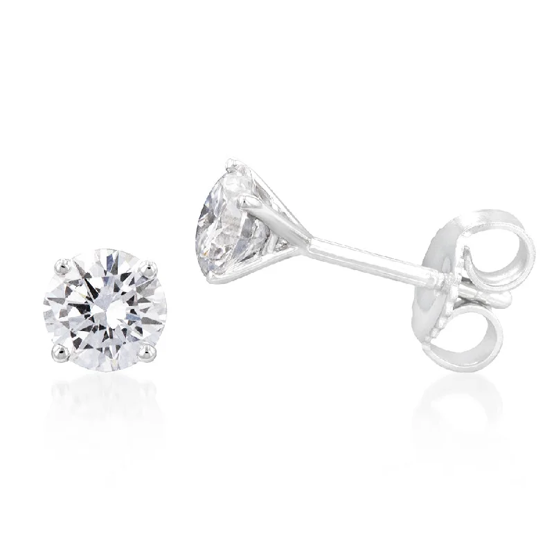 infinity necklace with birthstones Luminesce Lab Grown Diamond TW=70-74PT Solitaire Stud Earrings in 14ct White Gold infinity necklace with birthstones Luminesce Lab Grown Diamond TW=70-74PT Solitaire Stud Earrings in 14ct White Gold
