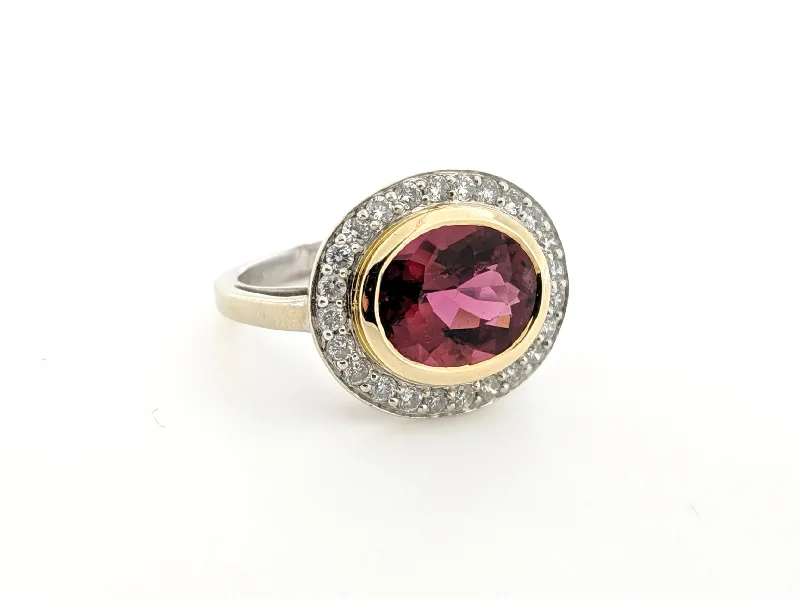 real jade bangle bracelet Oval Rubelite and Diamond Halo ring