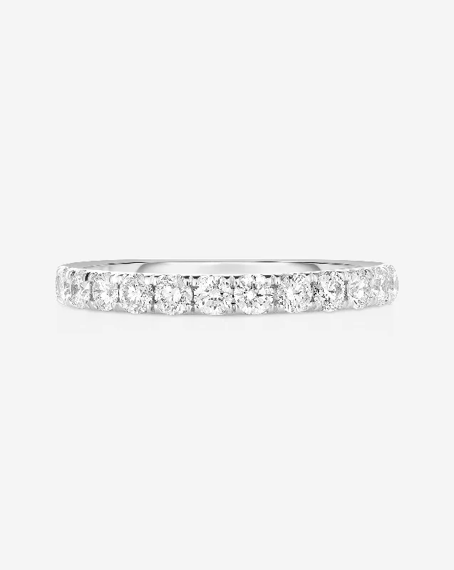 dainty chain bracelet layered Perfect Pavé Diamond Ring | Platinum