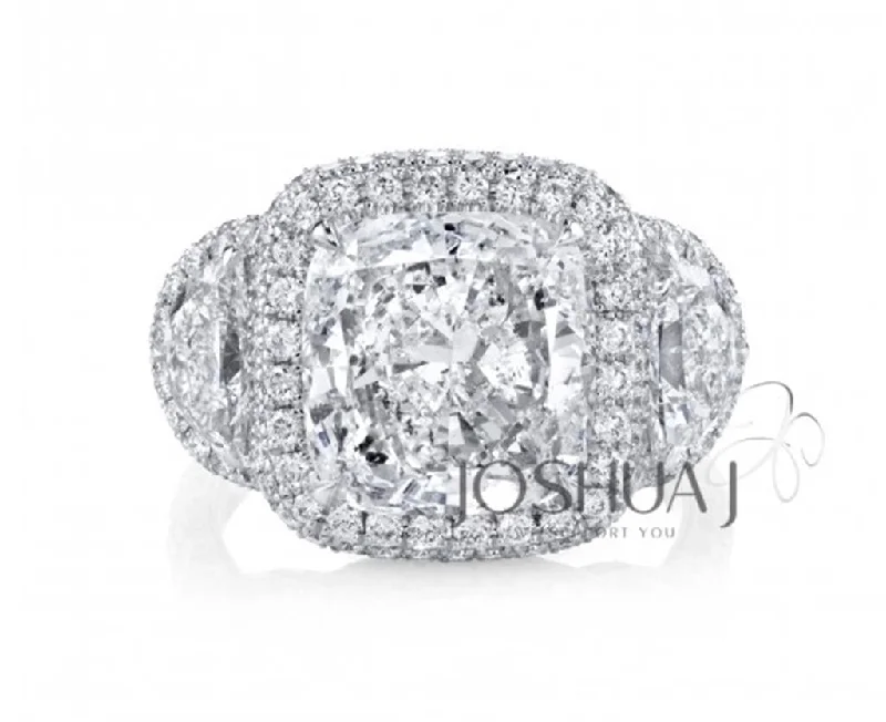 real citrine gemstone pendant Platinum4.50ct Cushion and Half Moon Diamond Three Stone Ring real citrine gemstone pendant Platinum4.50ct Cushion and Half Moon Diamond Three Stone Ring