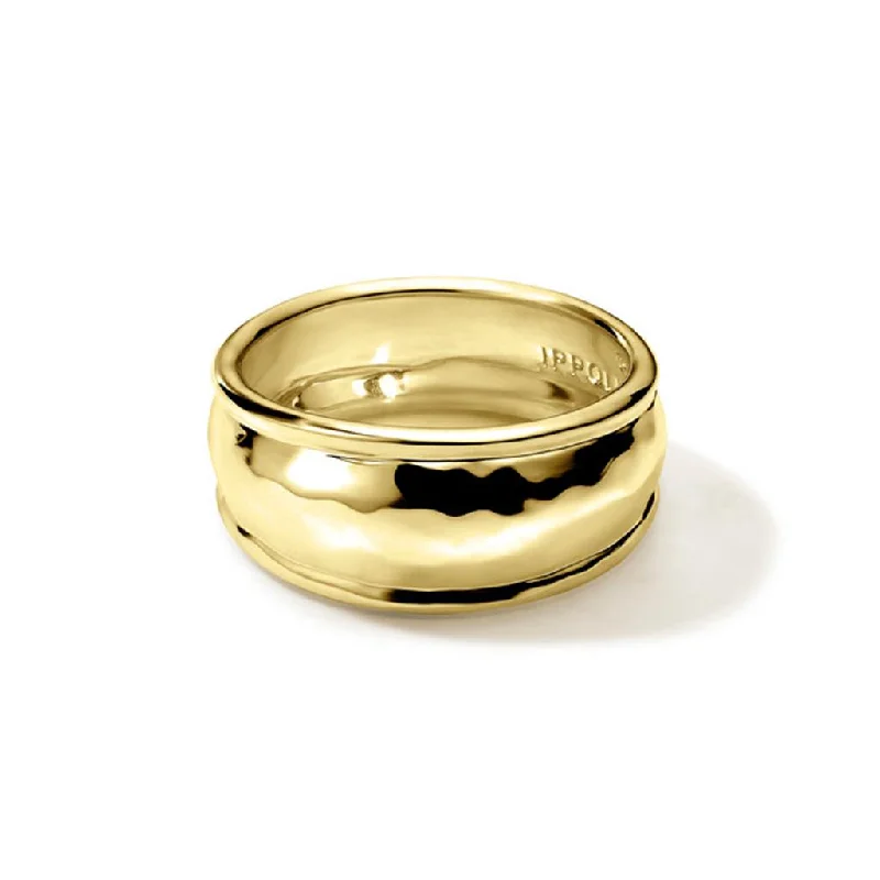 celestial sun and moon pendant Ippolita 18k Yellow Gold Classico Thin Goddess Ring