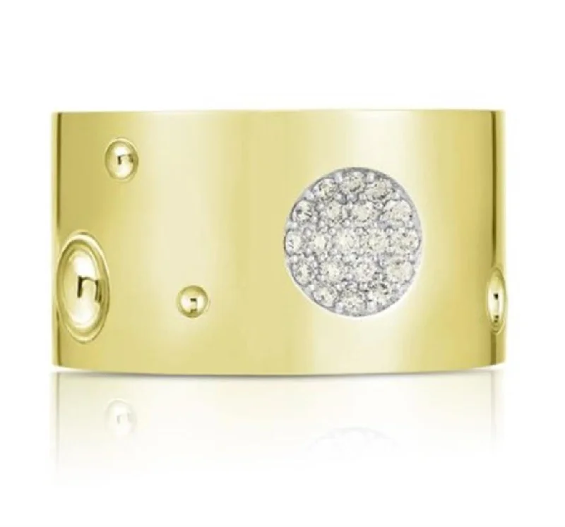 infinity knot wedding band Roberto Coin Pois Moi Luna Ring