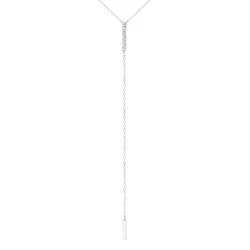 celestial star earrings stud Silver Elegance Sterling Silver Bar Drop Necklace / Earrings