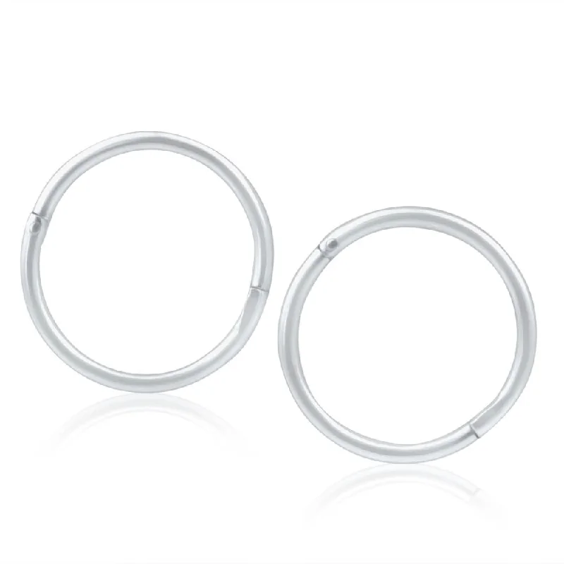 vintage-style filigree bracelet Sterling Silver Plain 10mm Sleeper Earrings