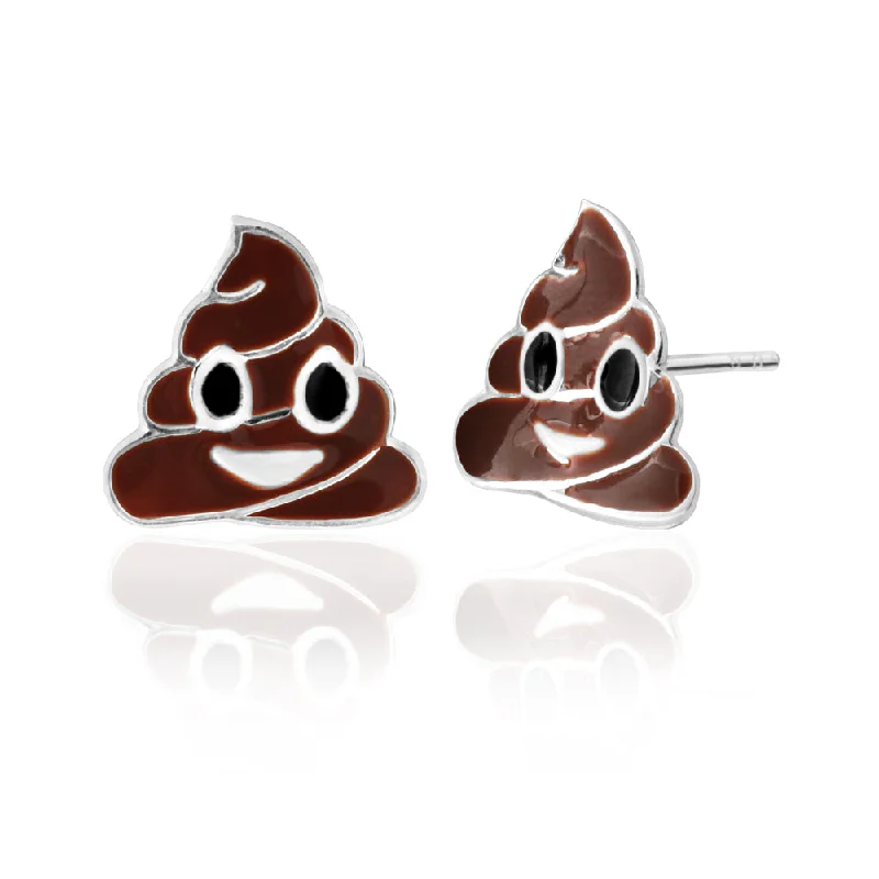 heart-shaped promise ring sterling silver Sterling Silver Smiley Poo Emoji Stud Earrings heart-shaped promise ring sterling silver Sterling Silver Smiley Poo Emoji Stud Earrings