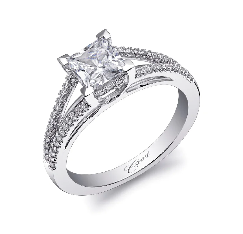 dainty chain bracelet layered This Charisma Ring With Princess Cut Center Diamond
