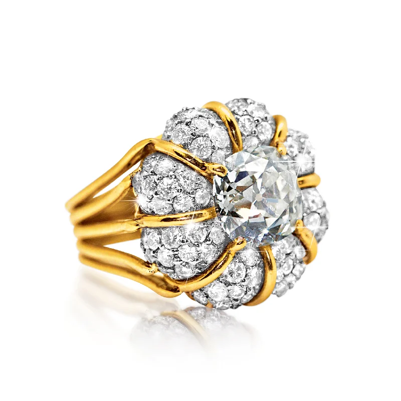 yellow sapphire engagement ring Turban Ring