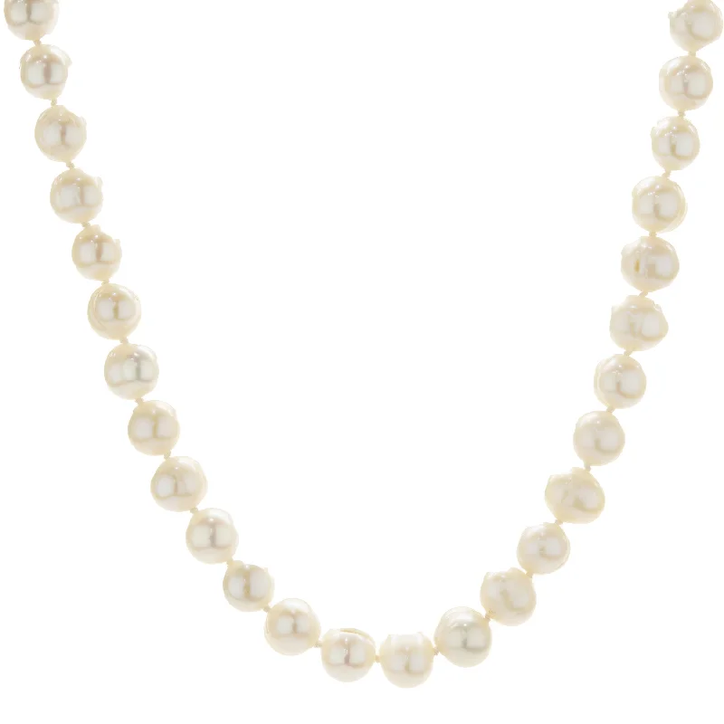 amethyst healing crystal necklace 14 Karat Yellow Gold Freshwater Baroque Pearl Necklace