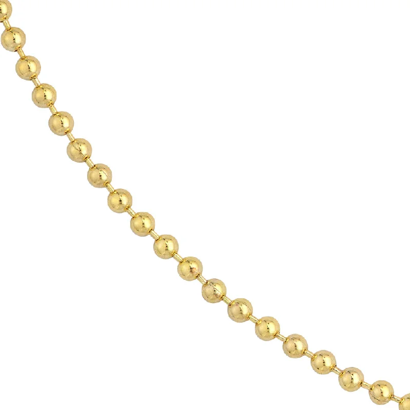 minimalist cuff bracelet adjustable 14k Beaded Chain Bracelet, 7.5"