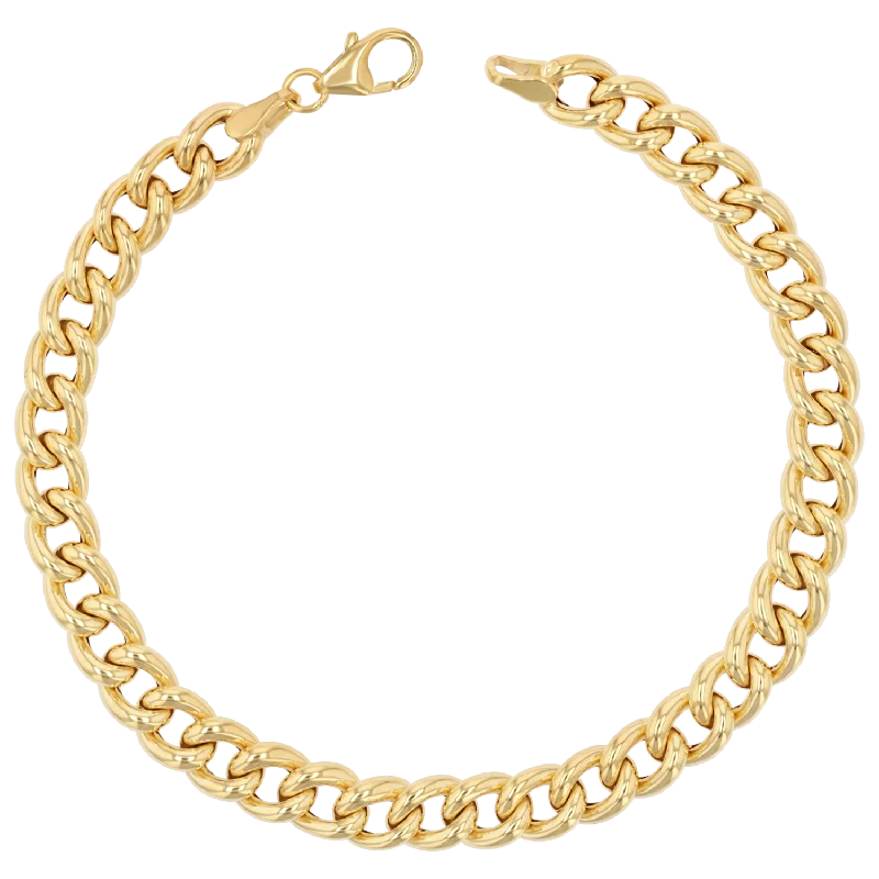 dainty opal nose ring 14K Grand Cuban Curb Link Bracelet