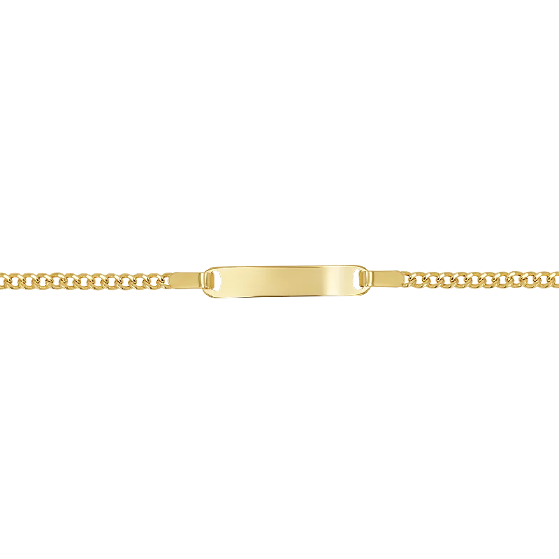 classic diamond hoop earrings Curb ID Bracelet