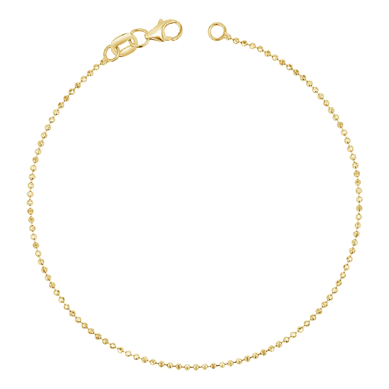 celestial crescent moon bracelet Disco Ball Chain Bracelet
